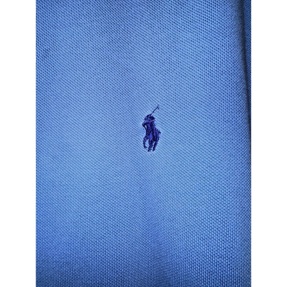 Polo Ralph Lauren Mens Short Sleeve Classic Fit Cotton Polo Shirt Blue L - Picture 2 of 5